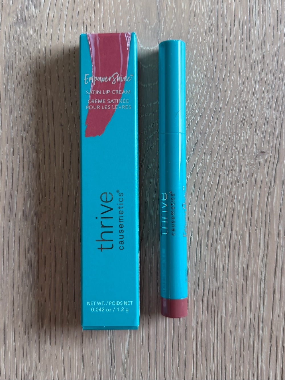 Thrive Causemetics Empowershine Satin Lip Cream - Ragan